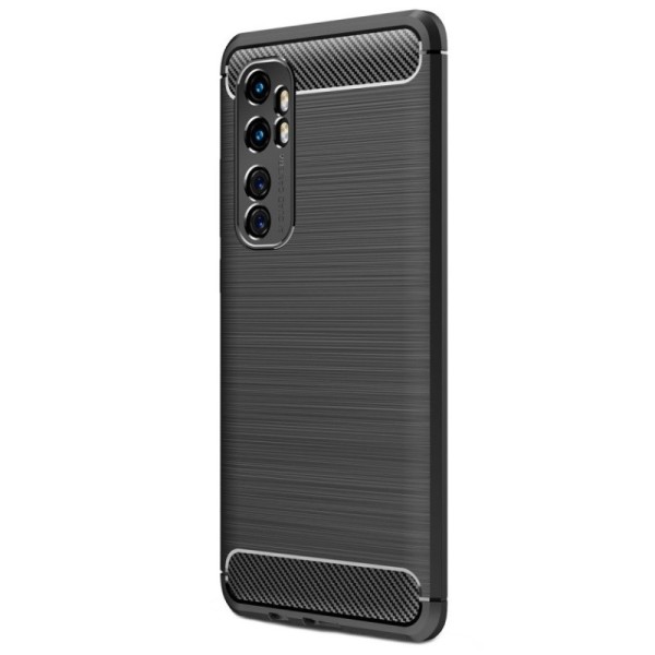 „Carbon“ Kõva silikoon (TPU) kaaned - must (Mi Note 10 Lite)