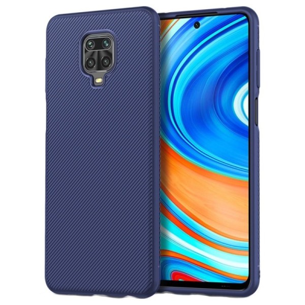 „Lealates“ Kõva silikoon (TPU) kaaned - sinine (Redmi Note 9 Pro)