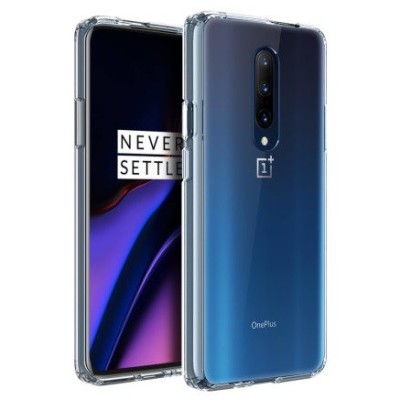 OnePlus 7 kieto silikono TPU skaidrus dėklas - nugarėlė | Priedai.lt