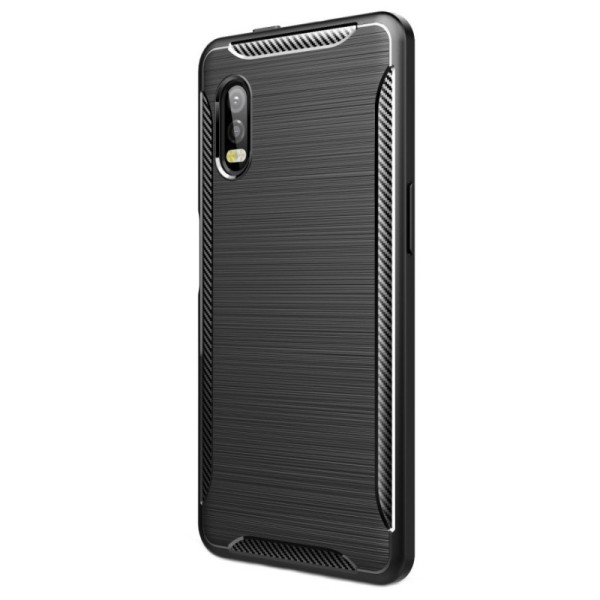 „Carbon“ Kõva silikoon (TPU) kaaned - must (Galaxy XCover Pro)