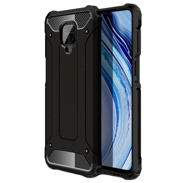 Tugevdatud turvalisus kaaned - must (Redmi Note 9 Pro)