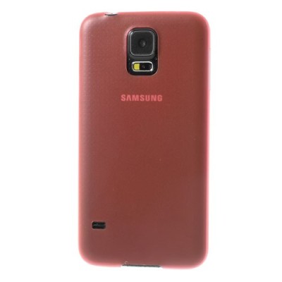 Ploniausias pasaulyje raudonas Samsung Galaxy S5 G900 (S5 Neo G903) dėklas (dėkliukas) / Priedai.lt