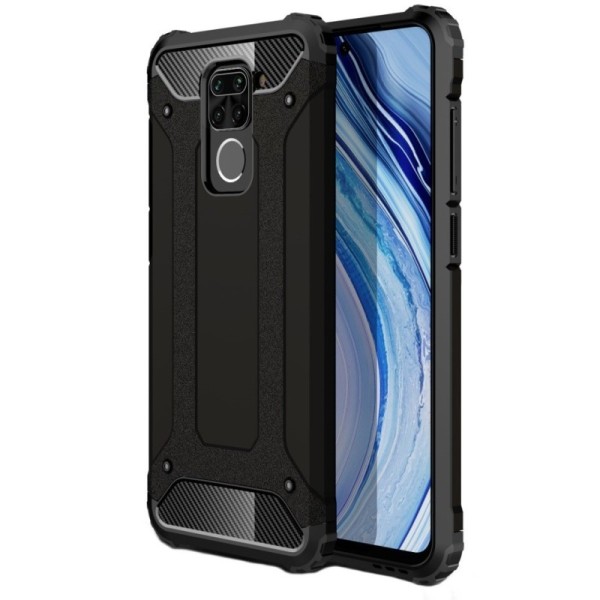 Tugevdatud turvalisus kaaned - must (Redmi Note 9)