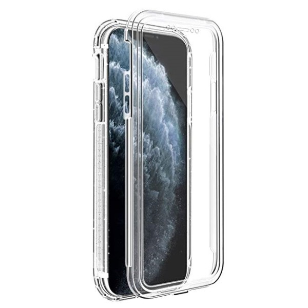 Täielik katvus TPU kaaned - läbipaistev (iPhone 11 Pro)