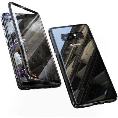 Samsung Galaxy S10 (G973) Frame skaidrus (permatomas) magnetinis dvigubas plastikinis dėklas | Priedai.lt