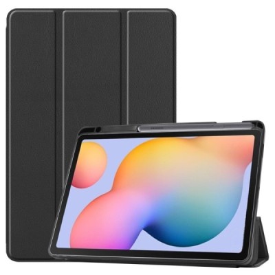 Samsung Galaxy Tab S6 Lite 10.4 (P615, P610, P613, P619) „Stylus“ tahke kaaned - must | Priedai.lt