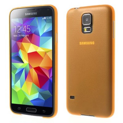 Ploniausias pasaulyje oranžinis Samsung Galaxy S5 G900 (S5 Neo G903) dėklas (dėkliukas) / Priedai.lt