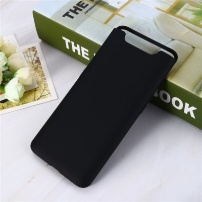 Samsung Galaxy A80 (A805F) Shell kieto silikono TPU juodas dėklas - nugarėlė | Priedai.lt