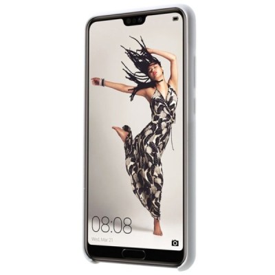 Huawei P20 Shell kieto silikono (TPU) dėklas baltas - nugarėlė | Priedai.lt