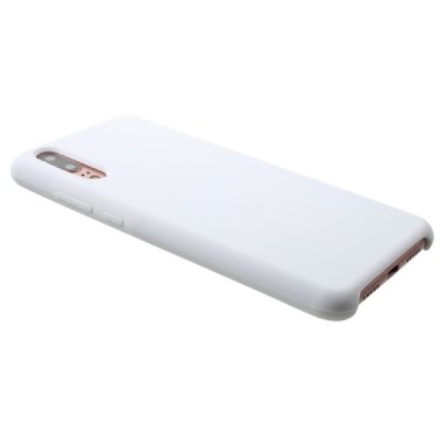 Huawei P20 Shell kieto silikono (TPU) dėklas baltas - nugarėlė | Priedai.lt