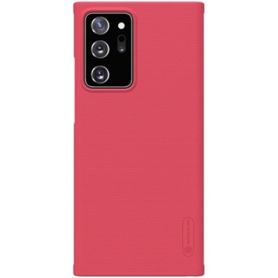 Nillkin Frosted Shield Samsung Galaxy Note 20 Ultra (N986F) raudonas plastikinis dėklas | Priedai.lt