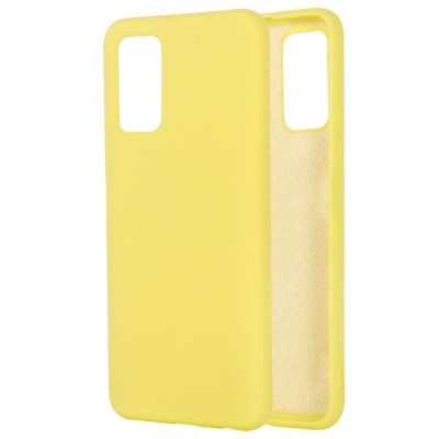Samsung Galaxy Note 20 (N980F) Shell kieto silikono TPU geltonas dėklas - nugarėlė | Priedai.lt