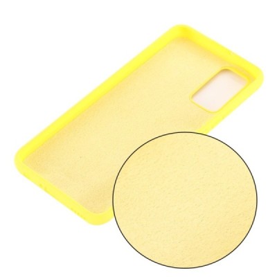 Samsung Galaxy Note 20 (N980F) Shell kieto silikono TPU geltonas dėklas - nugarėlė | Priedai.lt