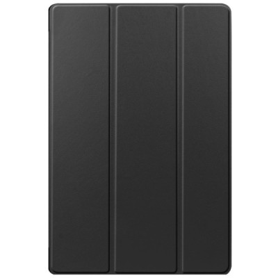 Samsung Galaxy Tab S7+ 12.4" (T976) atverčiamas juodas odinis dėklas - knygutė (sulankstomas) | Priedai.lt