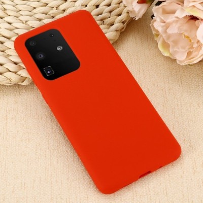 Samsung Galaxy S20 Ultra (G988) Shell kieto silikono TPU raudonas dėklas - nugarėlė | Priedai.lt