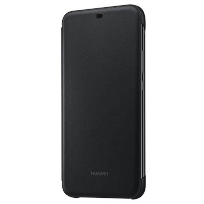 Oficialus Huawei Mate 20 Lite Flip Cover juodas atverčiamas dėklas - knygutė | Priedai.lt