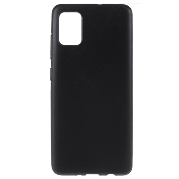 Kõva silikoon (TPU) kaaned - must (Galaxy A51)