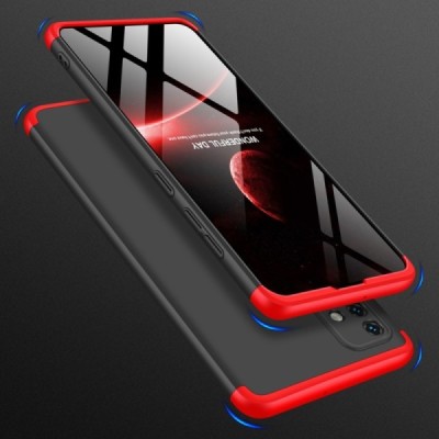 „Thin Fit 360“ plastikinis Samsung Galaxy A51 (A515) juodas dėklas - nugarėlė raudonos spalvos apvadais | Priedai.lt