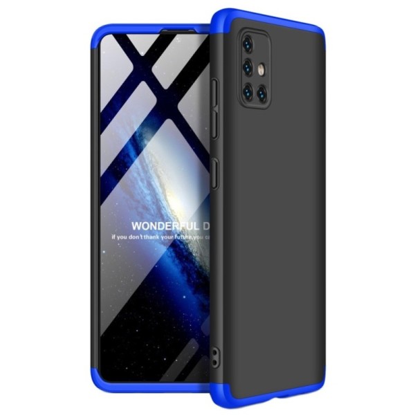 Thin Fit 360“ plastikust kaaned - must / sinine (Galaxy A51)