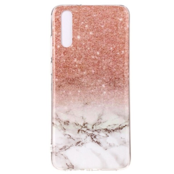 „Marble“ Kõva silikoon (TPU) kaaned - pruun (P20)