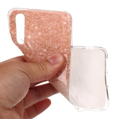 Huawei P20 „Marble“ kieto silikono TPU rudas dėklas - nugarėlė | Priedai.lt