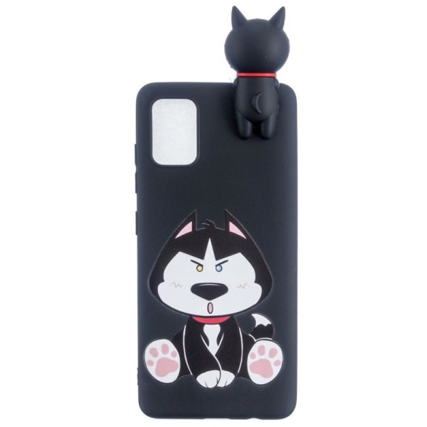„Black Dog“ Kõva silikoon (TPU) kaaned - must (Galaxy A41)