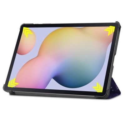 Samsung Galaxy Tab S7 11" (T875, T870) atverčiamas spalvotas „Cosmo“ odinis dėklas - knygutė | Priedai.lt