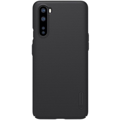 Nillkin Frosted Shield OnePlus Nord juodas plastikinis dėklas | Priedai.lt