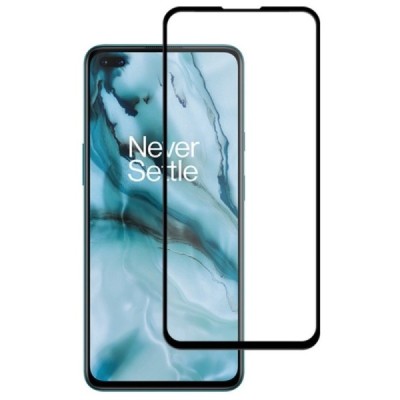 OnePlus Nord „Mocolo“ 9H Tempered Glass sustiprintos apsaugos juodas pilnai dengiantis apsauginis ekrano stiklas 0,26 mm | Pried