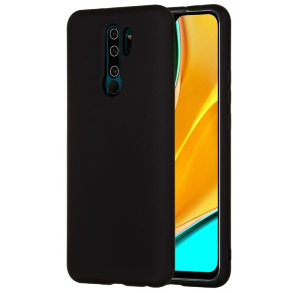 „Shell“ Kõva silikoon (TPU) kaaned - must (Redmi 9)