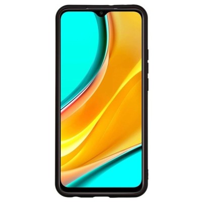 Xiaomi Redmi 9 Shell kieto silikono TPU juodas dėklas - nugarėlė | Priedai.lt