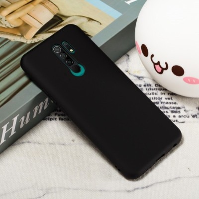 Xiaomi Redmi 9 Shell kieto silikono TPU juodas dėklas - nugarėlė | Priedai.lt