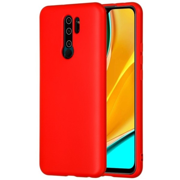 „Shell“ Kõva silikoon (TPU) kaaned - punane (Redmi 9)