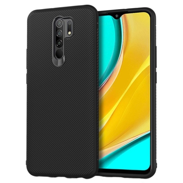 „Jazz“ Kõva silikoon (TPU) kaaned - must (Redmi 9)