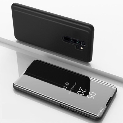 Xiaomi Redmi 9 plastikinis atverčiamas juodas dėklas | Priedai.lt