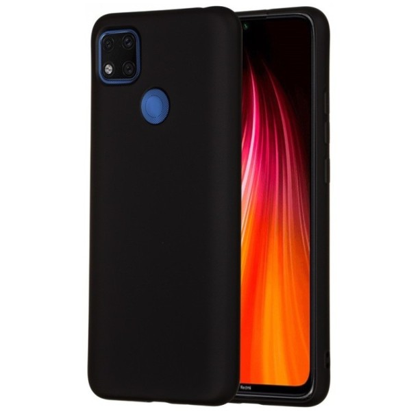 „Shell“ Kõva silikoon (TPU) kaaned - must (Redmi 9C)
