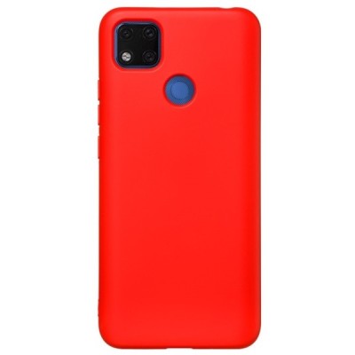 Xiaomi Redmi 9C Shell kieto silikono TPU raudonas dėklas - nugarėlė | Priedai.lt