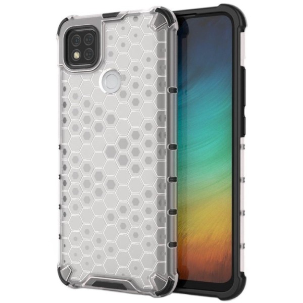 „Honeycomb“ Tugevdatud turvalisus kaaned - läbipaistev (Redmi 9C)