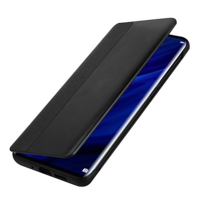 Huawei P30 Pro „View Line“ juodas atverčiamas dėklas - knygutė | Priedai.lt