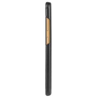 Slim Leather Nokia 5.3 juodas odinis dėklas - nugarėlė | Priedai.lt