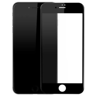 Apple iPhone 6, 7, 8 „Mocolo“ 9H Tempered Glass sustiprintos apsaugos juodas pilnai dengiantis apsauginis ekrano stiklas | Pried