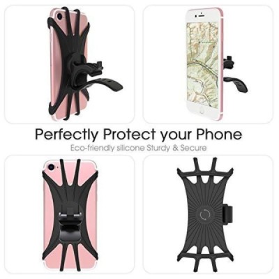 „Stretchable“ Bike Mount juodas laikiklis dviračiui | Priedai.LT