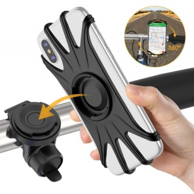 „VUP“ 360° Bike Mount juodas laikiklis dviračiui | Priedai.LT