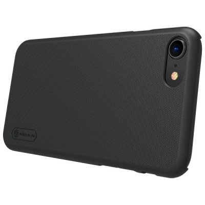Nillkin Frosted Shield Apple iPhone 7 (iPhone 8, SE 2020) juodas plastikinis dėklas | Priedai.lt
