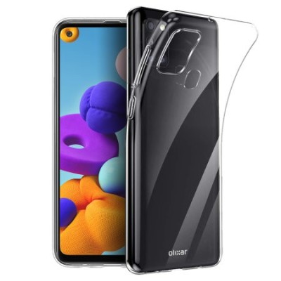 Samsung Galaxy A21s (A217F) kieto silikono TPU skaidrus dėklas - nugarėlė | Priedai.lt