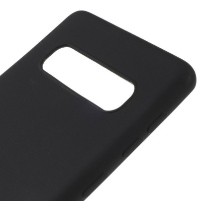 Samsung Galaxy S10+ (G975) juodas kieto silikono TPU ploniausias pasaulyje dėklas - nugarėlė | Priedai.lt
