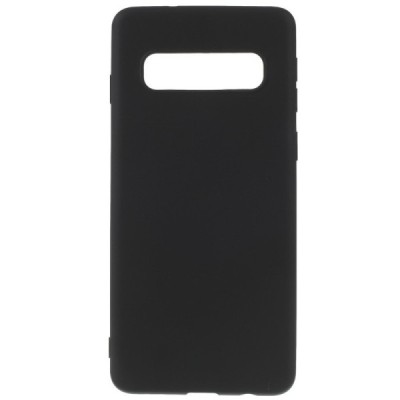 Samsung Galaxy S10 (G973) juodas kieto silikono TPU ploniausias pasaulyje dėklas - nugarėlė | Priedai.lt