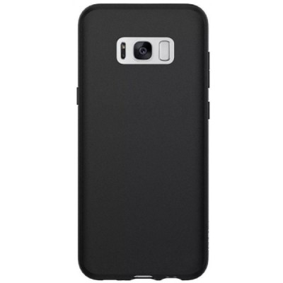 Samsung Galaxy S8 (G950) juodas kieto silikono TPU ploniausias pasaulyje dėklas - nugarėlė | Priedai.lt