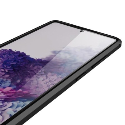Samsung Galaxy S20 FE (Fan Edition) FOCUS kieto silikono TPU juodas dėklas - nugarėlė | Priedai.lt