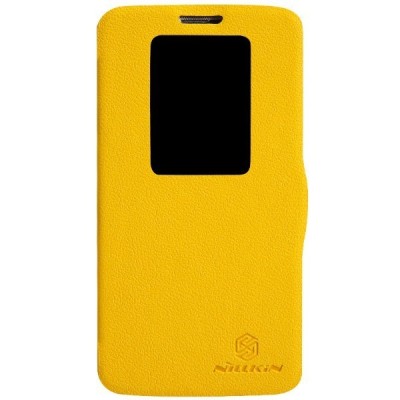 „Nillkin“ Fresh geltonas LG G2 dėklas - knygutė / Priedai.lt